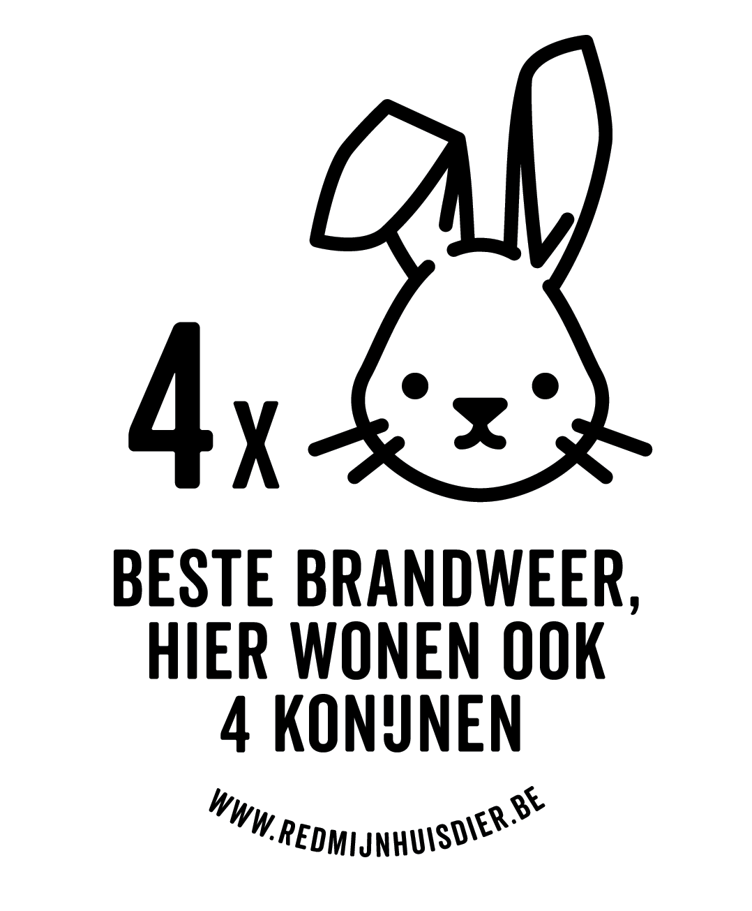 VIER KONIJNEN