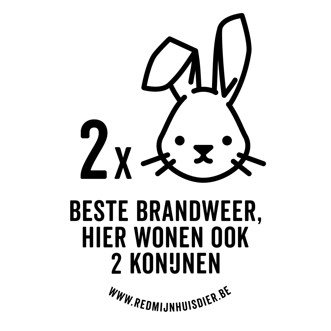 TWEE KONIJNEN